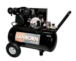 Sanborn 20 Gallon Horizontal Portable Air Compressor At Menards 360 00 Portable Air Compressor Air Compressor Compressor