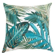 Housse De Coussin Verte Imprime Jungle 40x40 Jungle Maisons Du Monde Housse De Coussin Coussin Vert Coussin En Velours Vert