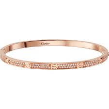 Love Bracelet Small Model Pave Love Bracelet Small Model 18k Pink Gold In 2020 Cartier Love Bracelet Diamond Pink Gold Jewelry Love Bracelets