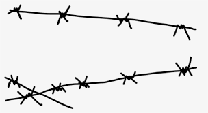 The barbed wire designs look very cool and can be easily inked on any part of the body. Barbedwire Barbwire Spikes Ouch Goth Divider Barb Wire Realistic Tattoo Hd Png Download Kindpng