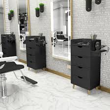 Maybe you would like to learn more about one of these? Corrigan Studio Salon Stations Storage Cabinet Beauty Salon Equipment With 2 Hair Dryer Holder Wayfair