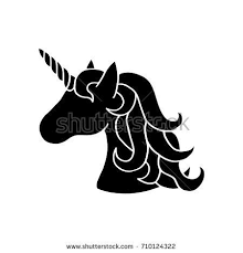 Black Silhouette Of Unicorn Vector Illustration Drawing Isolated On White Background Black Shape Of Unicorn S H Unicorn Drawing Unicorns Vector Unicorn Logo