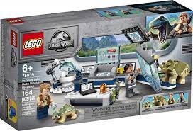 Lego Jurassic World Dr Wu S Lab Baby Dinosaurs Breakout 75939 Fun Dinosaur Toy Building Kit Com Owen Grady Plus Baby Triceratops E Ankylosaurus To