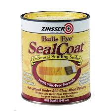 Its quick dry feature allows for sealing and use on unstained, bare wood floors, furniture, doors, and cabinets. Zinsser Gloss Sealer Bulls Eye Shellac Solvent Based Quart