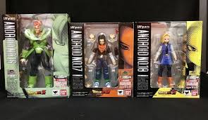 Gero but his kind heart, and calm demeanor due to him being a prototype makes him peaceful and unfit to do the job. Bandai S H Figuarts Tamashii Limited Dragon Ball Z Android 16 17 18 Figure Set Dragon Ball Z Dragon Ball Dragon