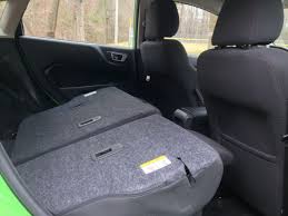 2014 Ford Fiesta Not Quite Enough Room To Fold Down The Rear Seat Without Moving The Front Seats Forward Ford Fiesta Hatchback Ford