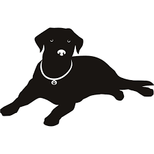 Dog Silhouette Lab Clipart Best Dog Silhouette Dog Wall Art Dog Art