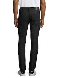 Shop Purple Brand Stretch Destroyed Slim Fit Jeans Saks Fifth Avenue