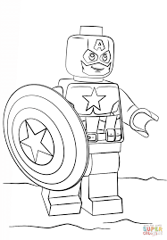 Disegno Di Lego Captain America Da Colorare Disegni Da Colorare E