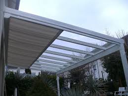 Terrassenuberdachung Aus Alu Bis 150kg M Vsg 8mm Klar Mit Markise 3m X 2 5m Uberdachung Garten Terrassenuberdachung Uberdachung Terrasse