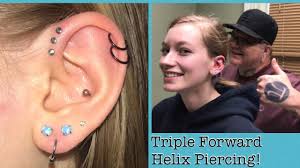 Check spelling or type a new query. Triple Forward Helix Piercing Youtube