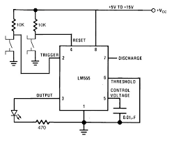 This is the basic mode of operation of the ic 555. 555 Timer Basics Bistable Mode