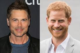 Работа и жизнь принца гарри и меган(герцога и герцогини сассекских). Rob Lowe Saw Prince Harry Wearing Ponytail People Com