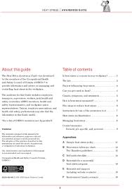 heat stress awareness guide pdf
