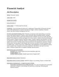 Financial analysts are responsible for financial planning, analysis and projection for companies and corporations. What Is A Job Of Financial Analyst
