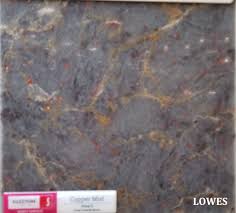 lowes silestone copper mist quartz