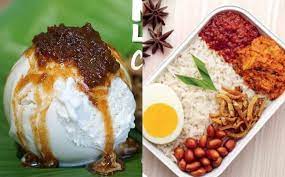 Nasi lemak can be cooked in a variety of ways, ranging from the malay, chinese and indian variation. Siap Ada Ikan Bilis Sambal Kacang Aiskrim Nasi Lemak Ini Dihasilkan Bersempena Gempak