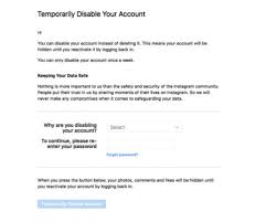 Here's how to permanently delete your instagram account: If I Temporarily Disable My Instagram Account Can People Unfollow Me Veloce
