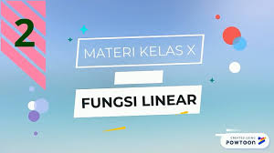 Dalam program linear terdapat fungsi objektif atau fungsi tujuan. Video Pembelajaran Materi Kelas X Fungsi Linear Youtube