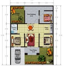 Desain rumah 1 lantai 4 kamar tidur. Denah Rumah Minimalis 3 Kamar Tidur 1 Lantai Gambar