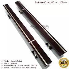 Simak beberapa jenis plus rekomendasi terbaiknya! Handle Pintu Rumah 60 Cm 80 Cm 100 Cm 1 Meter Tarikan Pintu Rumah Pegangan Pintu Rumah Minimalis Coklat Maroon Lazada Indonesia