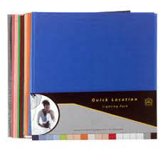 Lee Lighting Gel Pack Quick Location 24 Sheets Pack Lee Filters Gel Pack Color Effect