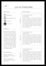 Modern 2 Page Resume Template 1 Page Cover Von Studiomtemplates Resume Template Word Template Resume