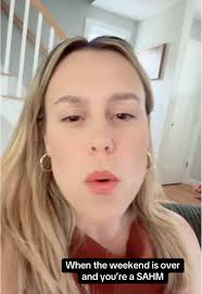 When the weekend is over and you're a SAHM 🤣 #SAHM #kids #fyp #moms #...