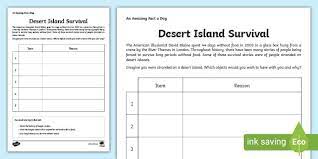 Why did kasumi nakano run away to acadia? Desert Island Survival Activity Team Building Worksheet