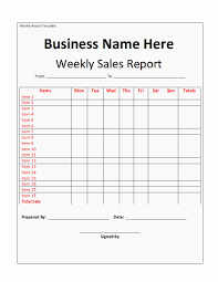 Weekly Sales Report Template Excel Inspirational Weekly Report Template Free Formats Excel In 2021 Sales Report Template Report Writing Template Book Report Templates