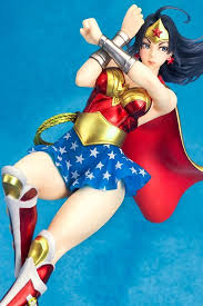 Wonder woman first appears flying through the sky when batman calls the entire justice league to begin looking for lois lane, who had been kidnapped by the joker after murdering jimmy olsen. Dc Comics Bishoujo Armoured Wonder Woman 1 7 Scale Statue 2nd Edition Kapow Toys