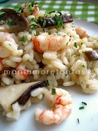 Risotto Ai Gamberi E Funghi Mari E Monti Pasti Italiani Ricette Primi Piatti Di Pasta