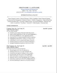 Ultimately, a good resume summary should be short, direct, and entice the hiring manager to continue reading your resume. Senior Financial Analyst Resume Example Free Download