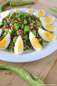 Salade De Riz Sauvage Lentilles Corail Et Feves Salade De Riz Sauvage Salade De Riz Lentilles Corail