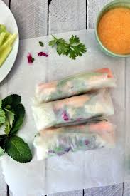 Einfaches Summer Rolls Rezept Mit Tahini Dip Vegan Rezept Summer Rolls Rezept Tahini Rezept Tahini Dressing