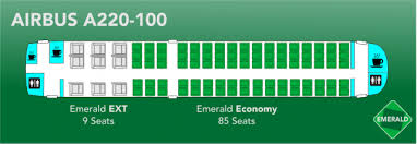 Emerald A220 100 Seatmap Emerald Airlines V2 0 Gallery