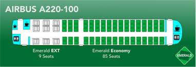 emerald a220 100 seatmap emerald airlines v2 0 gallery