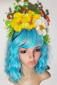 Enchanted Tiki Roomtiki Oasis Hibisicus Headband Hibiscus Etsy In 2021 Enchanted Tiki Room Hibiscus Flowers Tiki Room