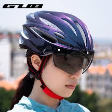 Helmet basikal santai custom design for your ride. Helmet Berbasikal Gub Dengan Kacamata Magnetik Visor Bercetak Bersepadu 58 62cm Untuk Lelaki Wanita Mtb Jalan Basikal Helmet K80 Shopee Malaysia