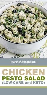 Chicken Pesto Salad Kalyn S Kitchen Recipe In 2020 Pesto Salad Pesto Salad Recipes Pesto Chicken