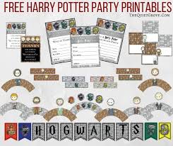 Eingangs sind buchstaben grundlegende kommunikationsmittel. Free Harry Potter Party Printables The Quiet Grove