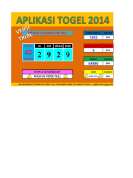 Aplikasi Togel Sgp 2014