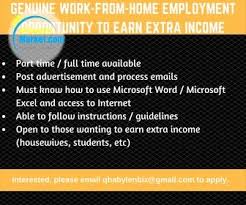 You Only Need To 1 Advertise Process Customer Data That Is Sent Via Email 2 Working From Home Cyber Cafe Offices Typing Jobs Job Posting Cyber Cafe