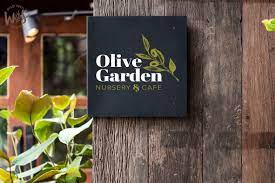 Olive Garden Nursery And Cafe Logo And Branding Olive Branch Logo Signage Garden Nursery Wild Seed Signage