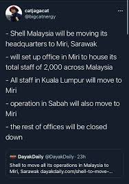 Find the cheapest flight to miri and book your ticket at the best price! Saw This Coming Miles Away Shell To Move All Upstream Activities To Miri Sarawak Malaysia