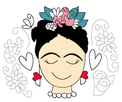 Frida Feliz Png 583 485 Frida Kahlo Dibujo Frida Kahlo Frida Kahlo Caricatura