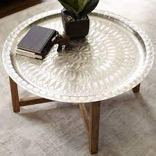 Rated 4.5 out of 5 stars. Influenced By Moroccan Decor Our Coffee Table Is Truly One Of A Kind The Design On Top Is Hand Etched By Ar Moroccan Coffee Table Coffee Table Moroccan Decor