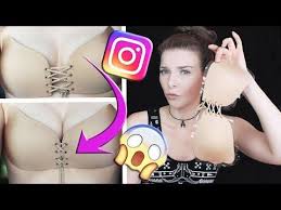 Instagram Bh Klebe Bh Zum Schnuren Funktioniert Das Review Youtube In 2020 Bh Sport Bh Instagram