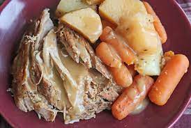 Crock Pot Pork Roast With Vegetables And Gravy Renewed Recipe Pork Roast Recipes Pork Roast Roast Recipes
