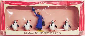 Laurent presented by world wide art i love the penguins from mary poppins, they're so adorable. Mary Poppins Jim Figures Gift Set Mary And Waiter Penguins